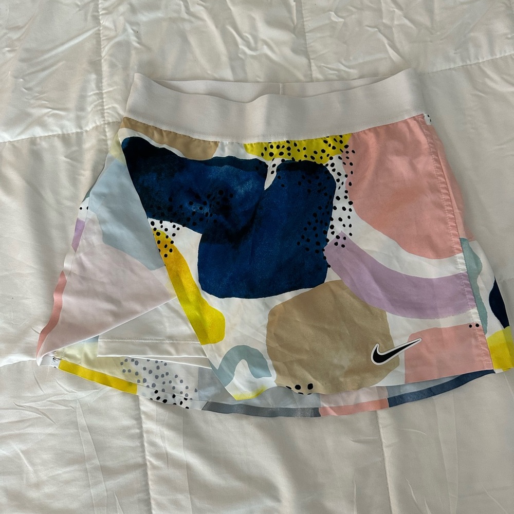 Nike Dri-FIT White Athletic Skort